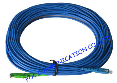 Chaqueta acorazada del cordón de remiendo de la fibra óptica SM SC/UPC E2000/APC LSZH anti - roedor