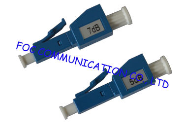 Varón al atenuador femenino LC de la fibra óptica para reducir el poder de la señal para las redes de la fibra