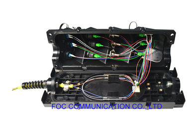 Caja IP68 soporte instalado fácil impermeable de poste de la terminación de la fibra óptica del divisor del PLC/de la pared