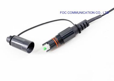 Conector del cable IP67 Telefonica HUAWEI del remiendo de la fibra óptica del SC/APC mini al aire libre