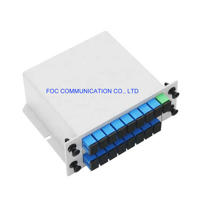 Uniformidad de fibra óptica del divisor 1×16 1.5dB del PLC del SC UPC 1650nm