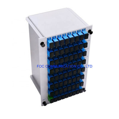 divisor del Plc del divisor 1×64 Ftth del PLC de la fibra del SC UPC de 1260nm CATV