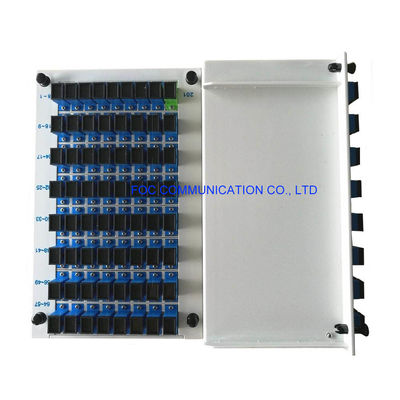 divisor del Plc del divisor 1×64 Ftth del PLC de la fibra del SC UPC de 1260nm CATV