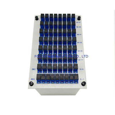 divisor del Plc del divisor 1×64 Ftth del PLC de la fibra del SC UPC de 1260nm CATV