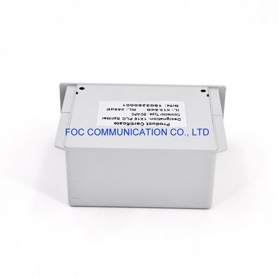 Pérdida de inserción baja del SC APC 1×16 del divisor del PLC de la fibra de PON FTTX 1650nm
