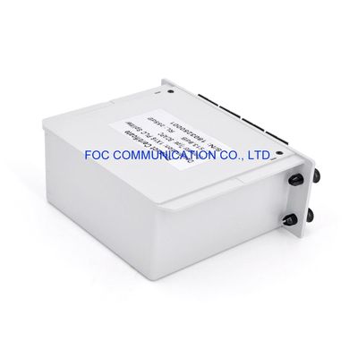 Pérdida de inserción baja del SC APC 1×16 del divisor del PLC de la fibra de PON FTTX 1650nm