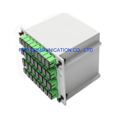 Divisor de fibra óptica del PLC del SC APC 1×32 del casete del divisor de CATV 1650nm