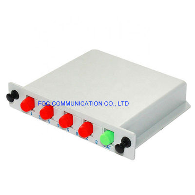 Caja del divisor de la fibra del casete DWDM CWDM del divisor del PLC de la fibra del ISO 1×4 FC UPC