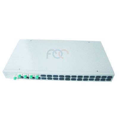 Divisor G.657A 1260nm de la fibra óptica del PVC de 1×4 LSZH con los conectores del ST del SC LC de FC