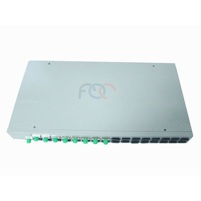 Divisor del Plc del soporte de estante de FC UPC 1x8 para la red óptica pasiva de FTTH