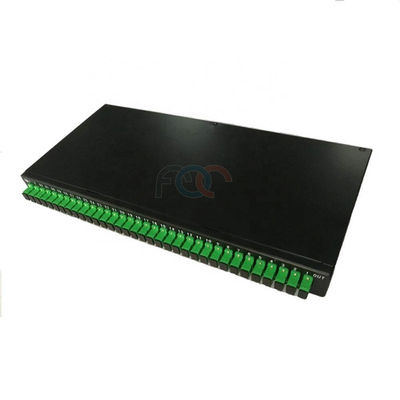 2×32 el panel de remiendo del divisor del PLC del soporte de estante del SC APC LSZH pasivo