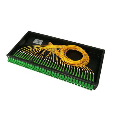 2×32 el panel de remiendo del divisor del PLC del soporte de estante del SC APC LSZH pasivo