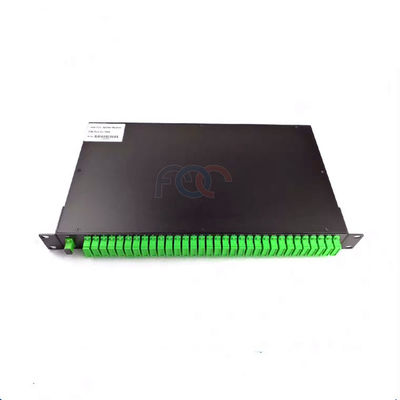 Divisor del PLC del soporte de estante del divisor 1-64F del PLC de la fibra de FTTC 1650nm FTTH