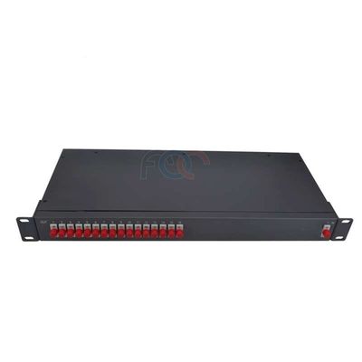 divisor de fibra óptica del modo G657A del divisor FC UPC del PLC del soporte de estante 1x16 solo