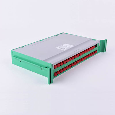 Pulgada Tray Ftth Plc Splitter del divisor 1x32 19 del PLC de la fibra óptica de FC UPC