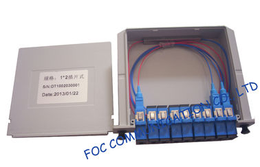 SC planar de la fibra óptica G.657A del divisor del circuito de la onda luminosa de las comunicaciones ópticas tamaño pequeño