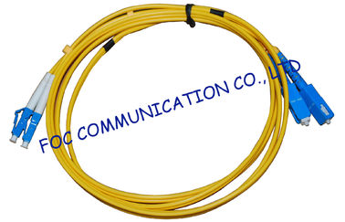 Pérdida de inserción baja del cordón de remiendo de la fibra óptica de FTTH LC - duplex del SC