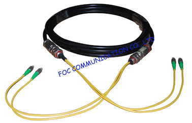 Cordón de remiendo impermeable de la fibra óptica FC/APC multifilar para el sistema de CATV