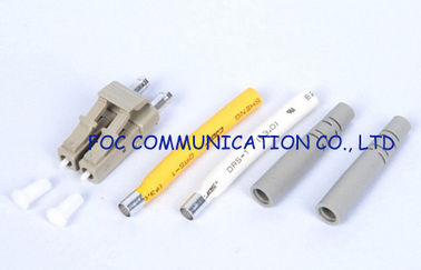 Tipo estable duplex milímetro 2.0m m del lc de la alta precisión del conector de la fibra óptica