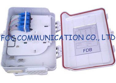 Caja de distribución de la fibra óptica de 16 puertos con los divisores y el adaptador para FTTH
