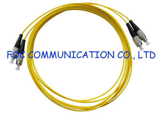 Vivienda insensible del metal de la fibra de la curva del duplex del cordón de remiendo de la fibra óptica de FTTH FC