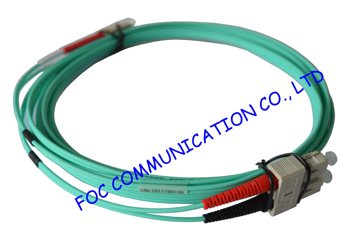 cable del remiendo de la fibra del solo modo del SC de 10Gb OM3 LSZH LC para las redes de telecomunicaciones