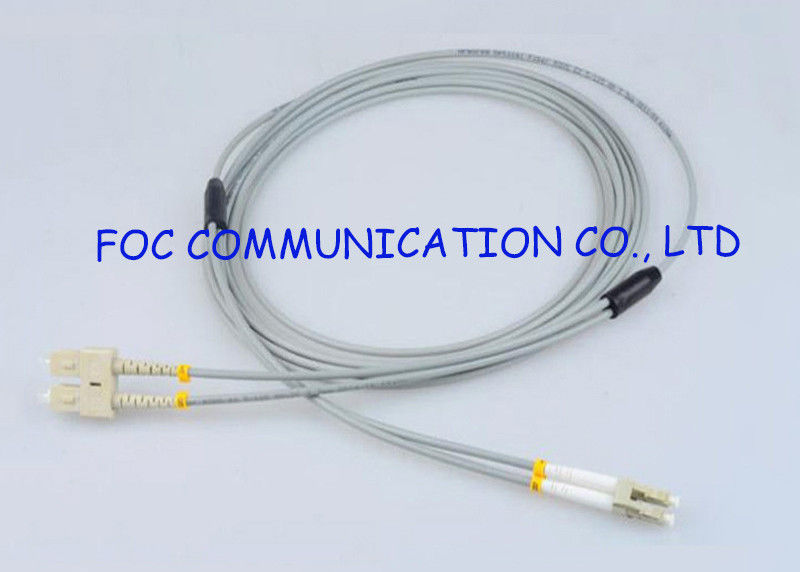 SC con varios modos de funcionamiento del cable de fribra óptica de Zipcord al cordón de remiendo óptico del LC, SGS ISO de ROHS