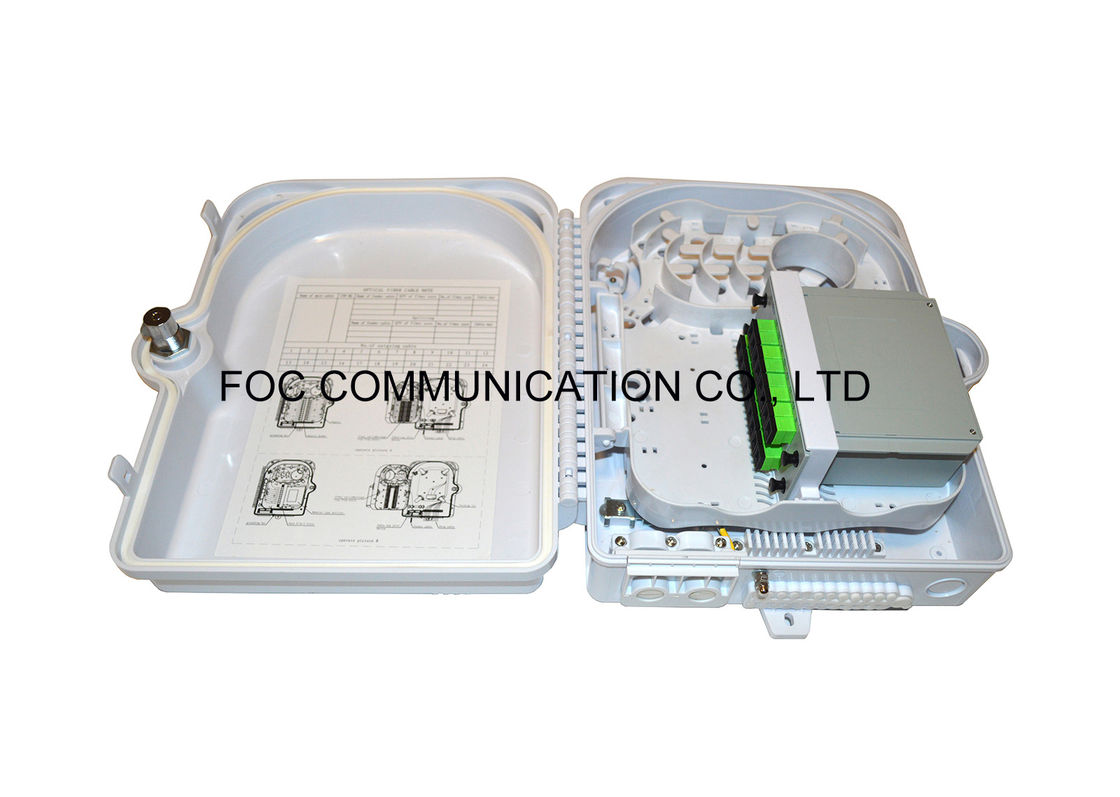 Base al aire libre de la caja terminal 24 de la fibra con el tipo del casete del PLC del 1:16 usando para FTTX