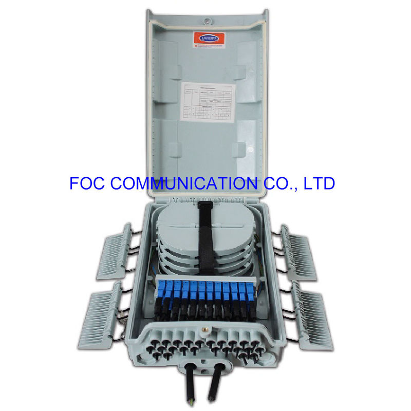 Caja de fibra óptica FATB-0424A de la terminación del PLC del SC APC 24ports 1×8