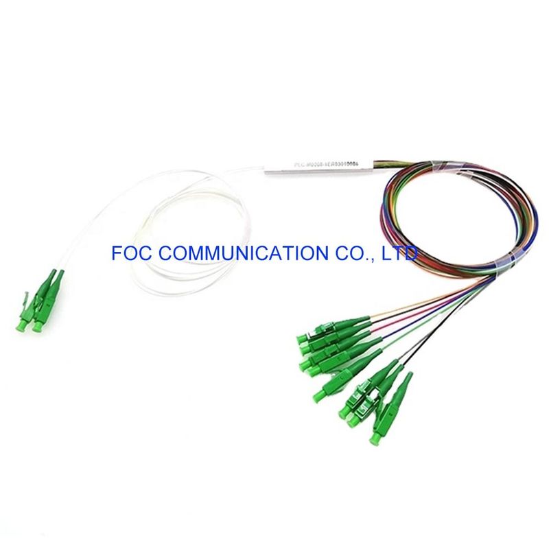 Divisor 1650nm CATV del PLC de la fibra de FTTX 1×8 con el conector del LC APC