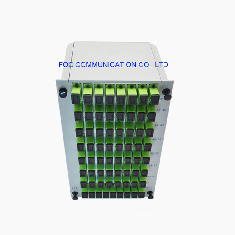 Caja del divisor de la fibra óptica del SC APC DWDM del módulo del divisor del Plc de PON FTTX 1×64 CATV