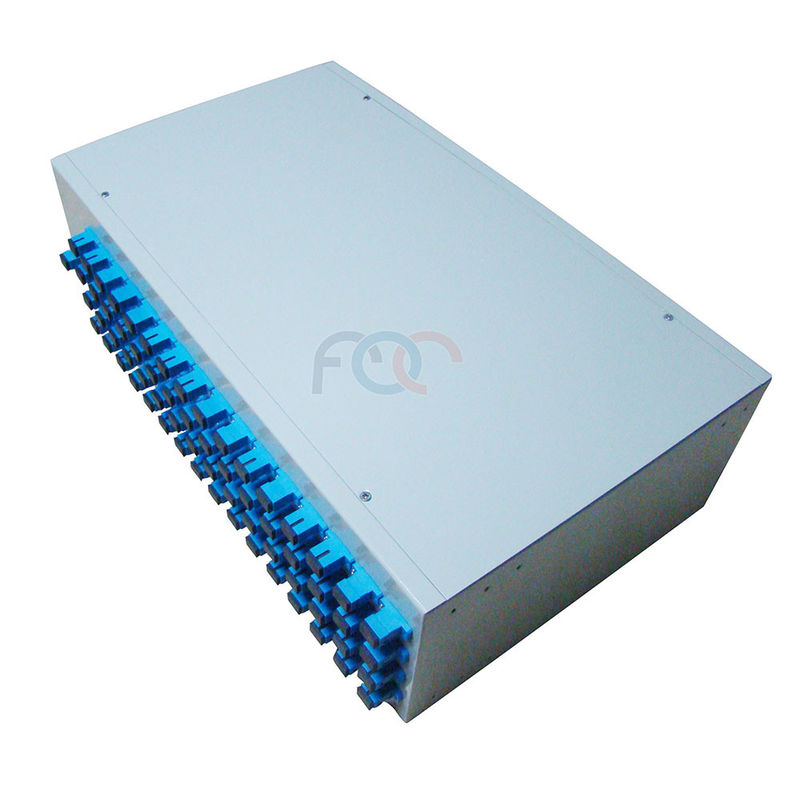19 divisor óptico pasivo bajo del divisor PDL del Plc de la fibra del ″ 1U para las redes de PON