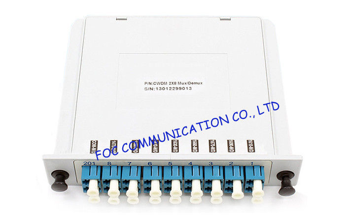tipo del casete del WDM de la multiplexación de división de longitud de onda de la fibra 900um