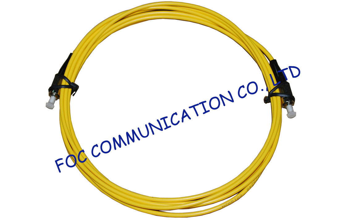 Cordón de remiendo unimodal de la fibra óptica de la chaqueta de LSZH a una cara/duplex FC/UPC