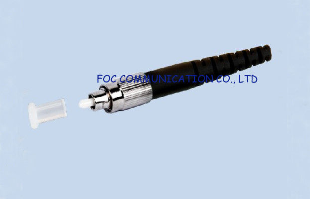 Conector a una cara largo de la fibra óptica FC de la bota SM de la malla para las redes de telecomunicaciones