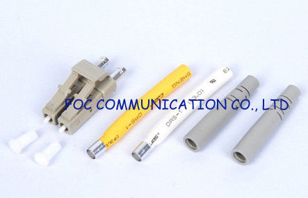 Tipo estable duplex milímetro 2.0m m del lc de la alta precisión del conector de la fibra óptica